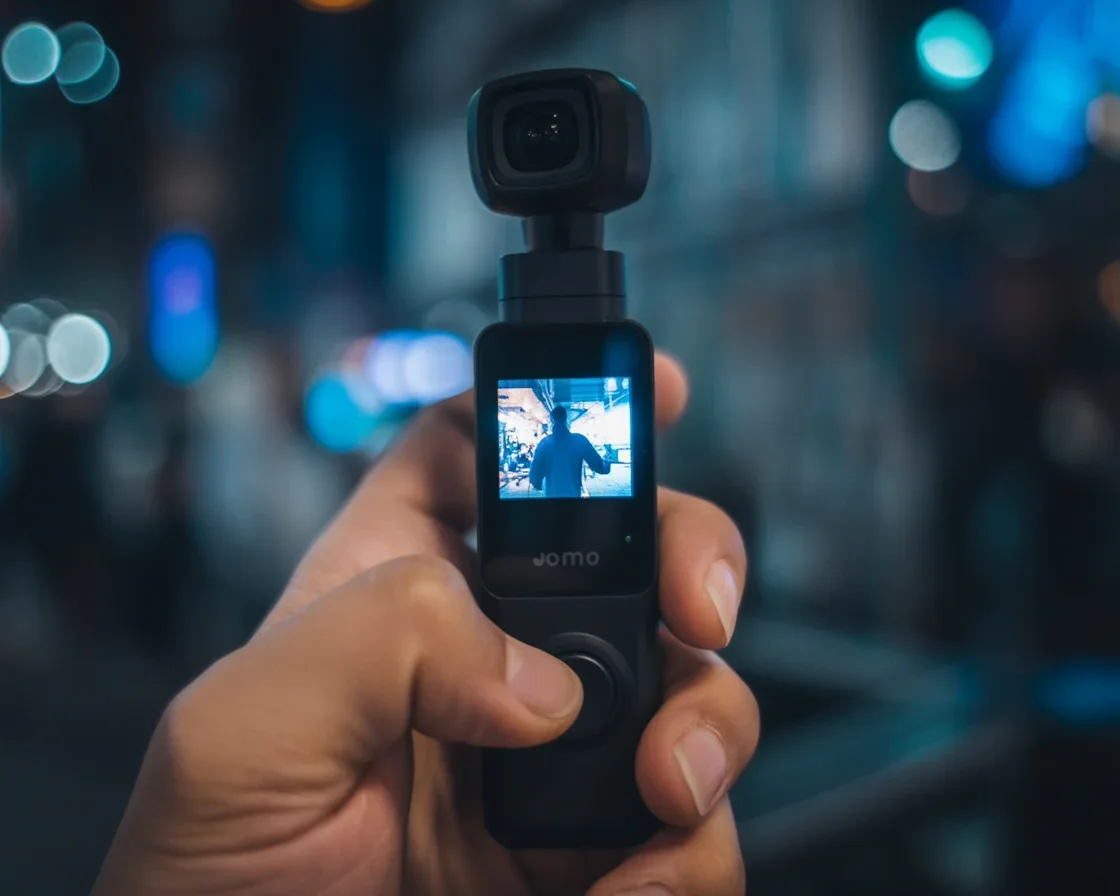 DJI Osmo Pocket 1 handheld gimbal stabilizer for vlogging and photography.